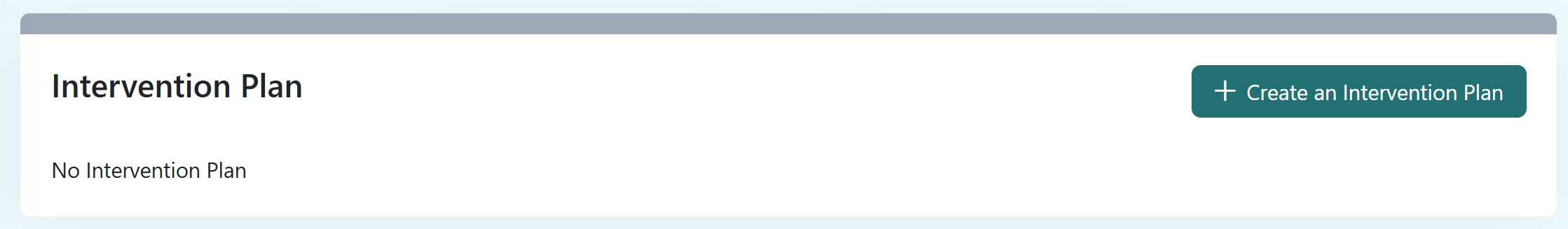Intervention Plan Empty
